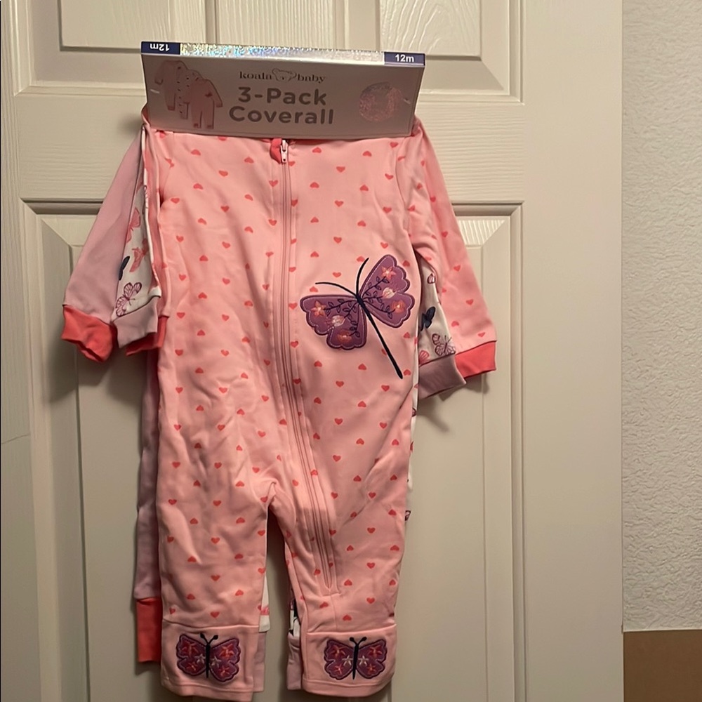 Pink Butterfly Kids One Piece by Bon Bebe